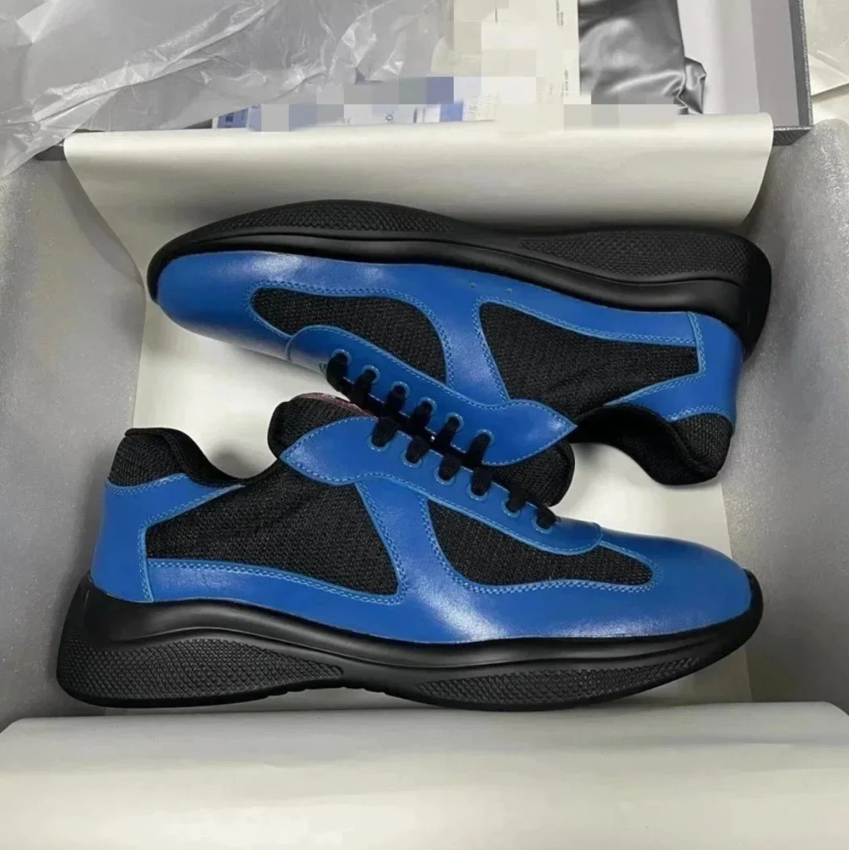 Prada America's Cup leather sneakers