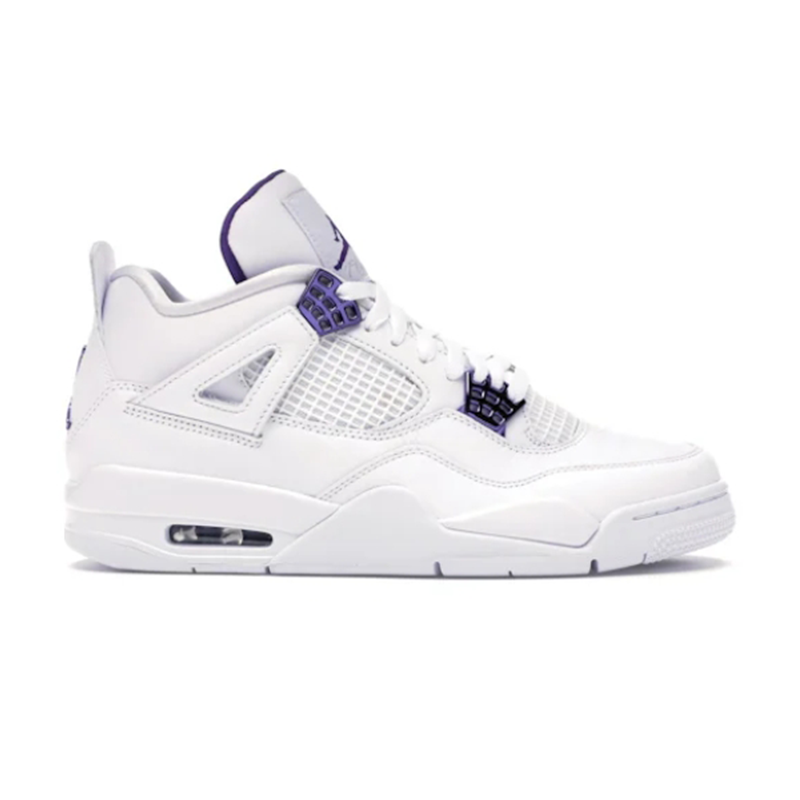 Jordan 4 Retro Metallic Purple (GS) for Women
