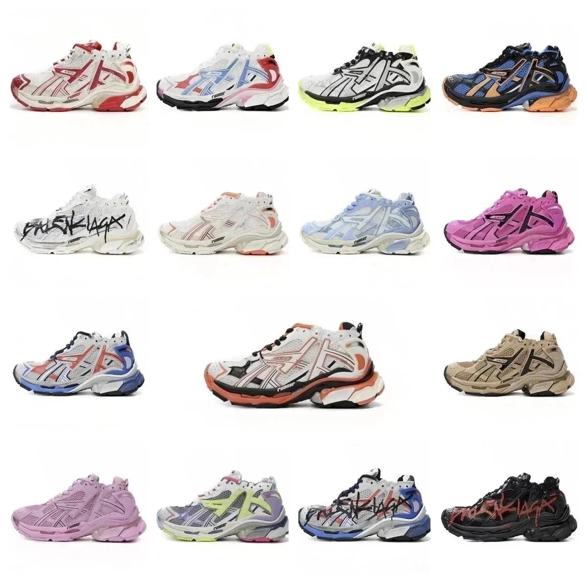 Balenciaga Low Top Runners Pink