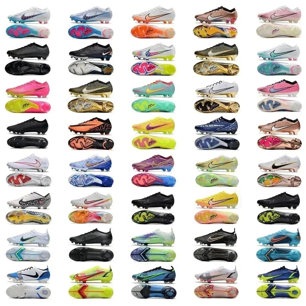 Assassin Low Top Waterproof Knit FG Football Cleats Mens