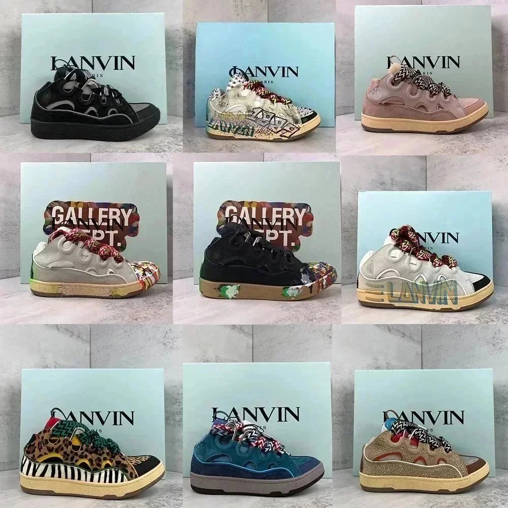 Bulk Lavin Luxury Designer Leather Chunky Sneakers