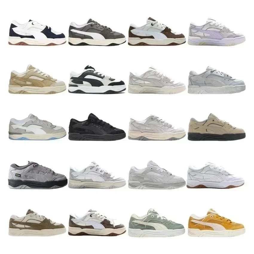 Puma Mens 180 Perforated Lace Up Sneakers Shoes