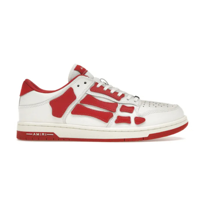 AMIRI Skel Top Low White Red Men's