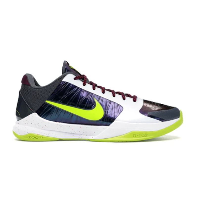 Nike Men's Kobe V 5 Protro Chaos White Cyber Purple Red