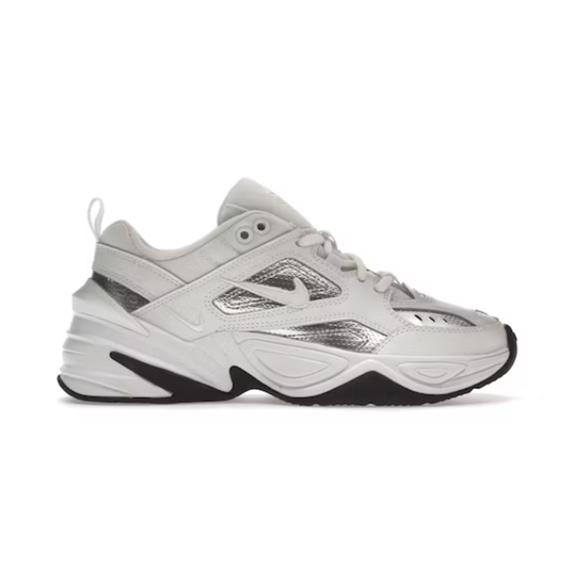 Nike M2K Tekno White Metallic Silver Black