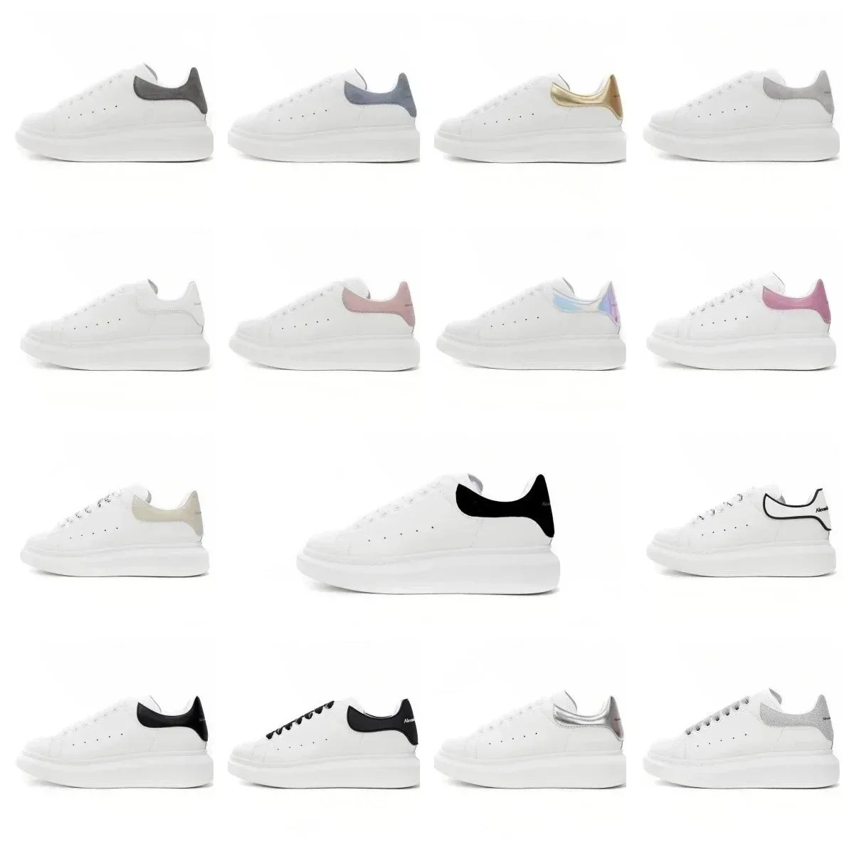 Women's Runway leather trainers