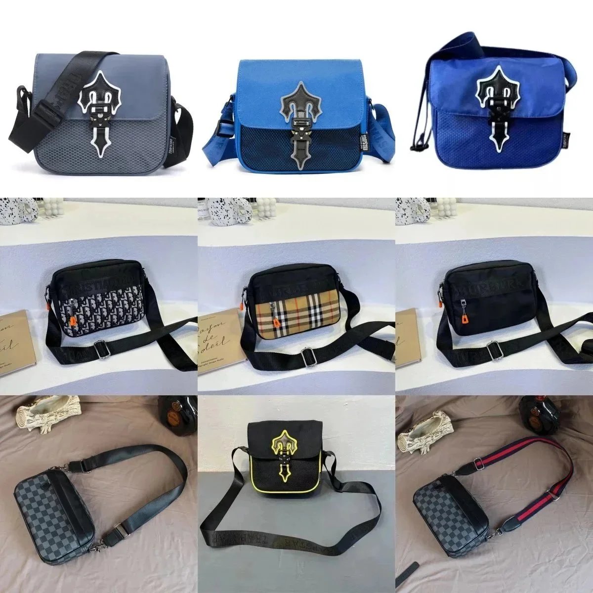 Crossbody Bag with Keyblade Design for Fans of Kingdom Hearts