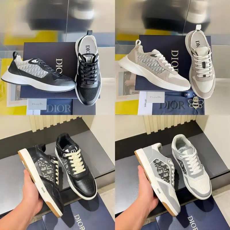 Dior Oblique Sneakers Men Women Fashion Sport Shoes