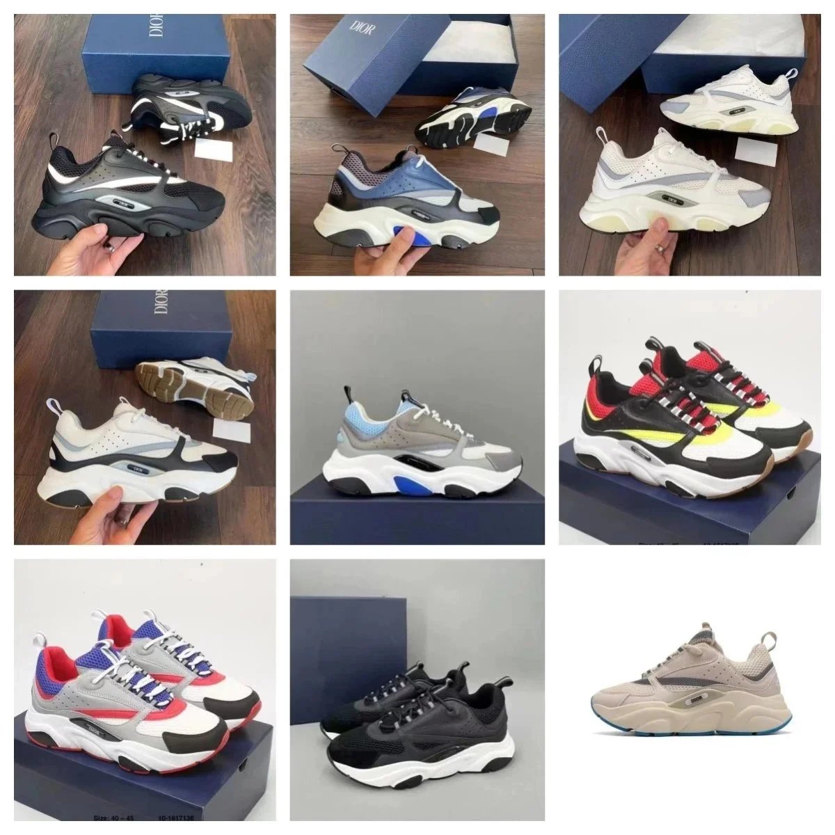 Dior Men's Sneakers Chunky Fashion Running Shoes
