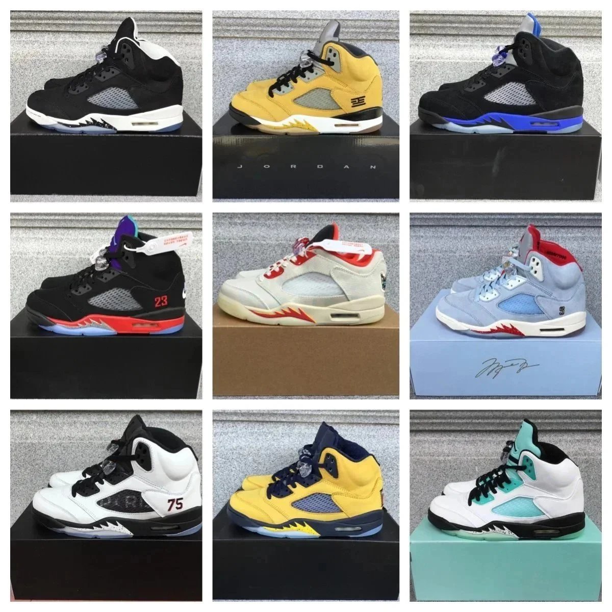 Air Jordan 5 Retro Sneakers Men's Basketball Shoes
