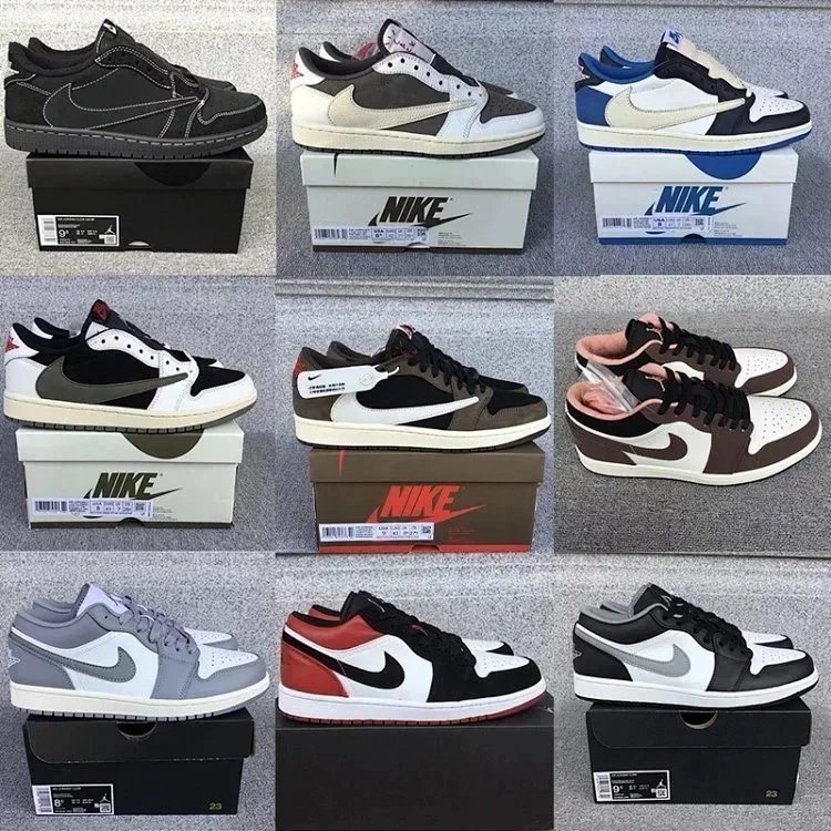 Air Jordan 1 Low Sneakers Men Women Fashion Basketball Shoes