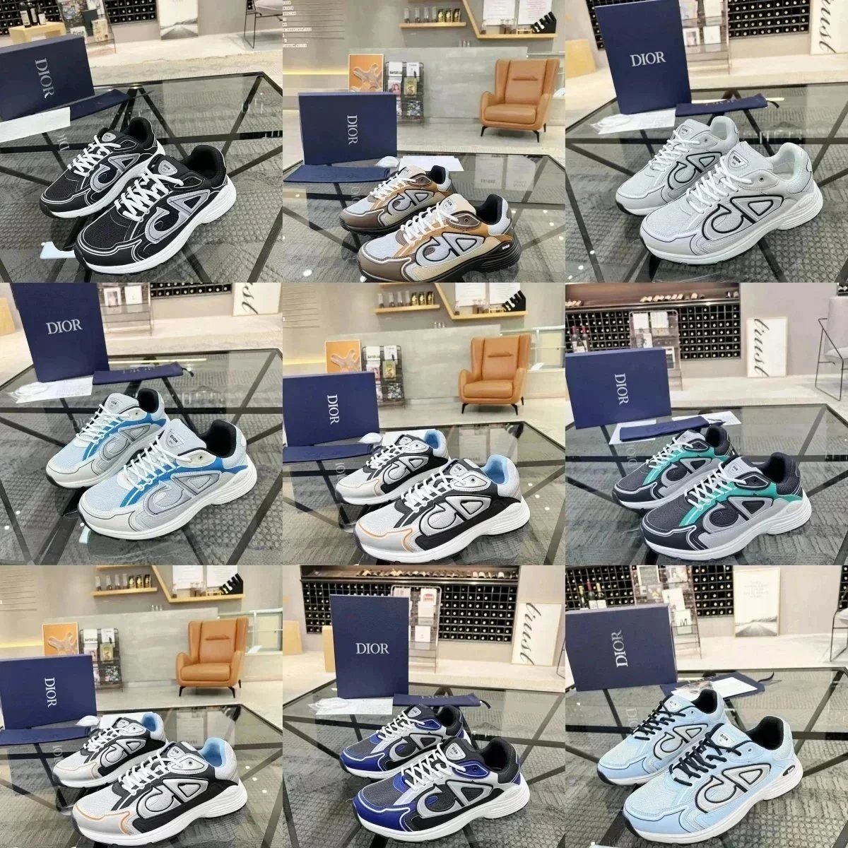 Dior CD Sneakers Men Women Fashion Sport Shoes