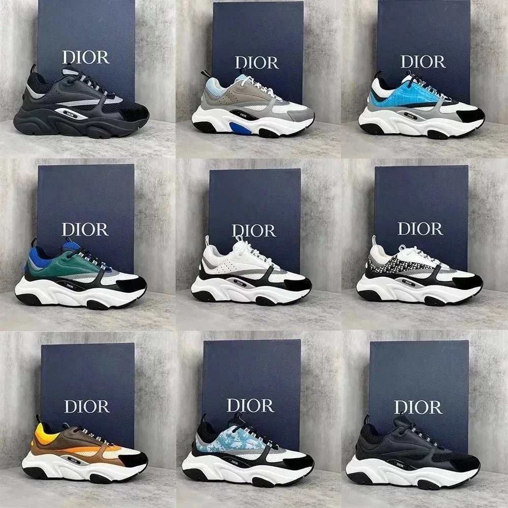 Dior Men's Sneakers Chunky Fashion Running Shoes
