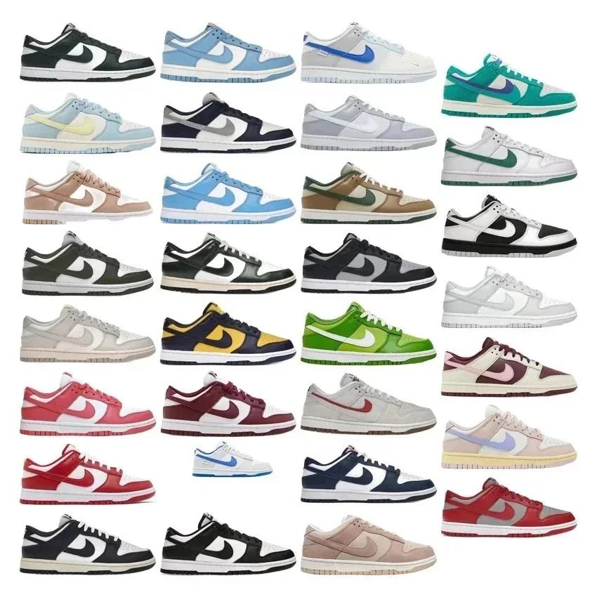 Nike Dunk Low Sneakers Collection - Classic Street Style