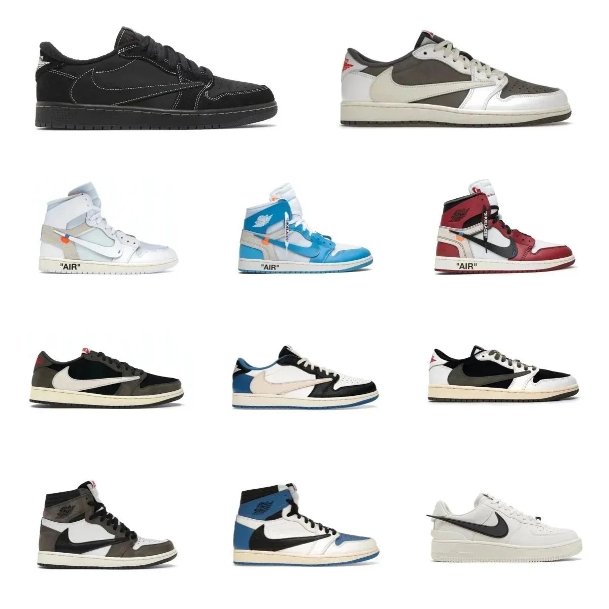 Nike Air Jordan 1 Low High Sneakers Men Women Fashion Basketball Shoes