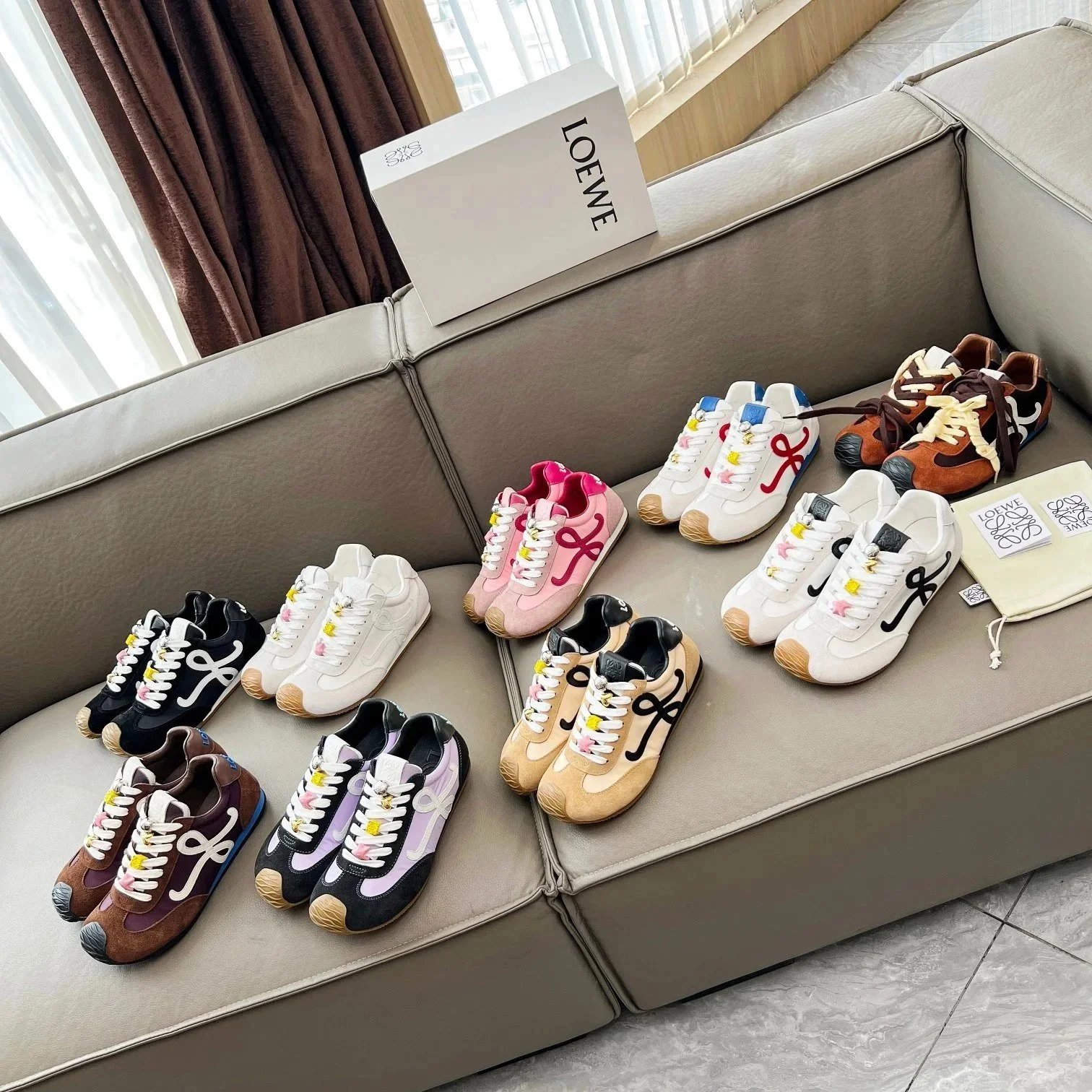 LOEWE Puzzle Sneakers Women Fashion Designer Shoes