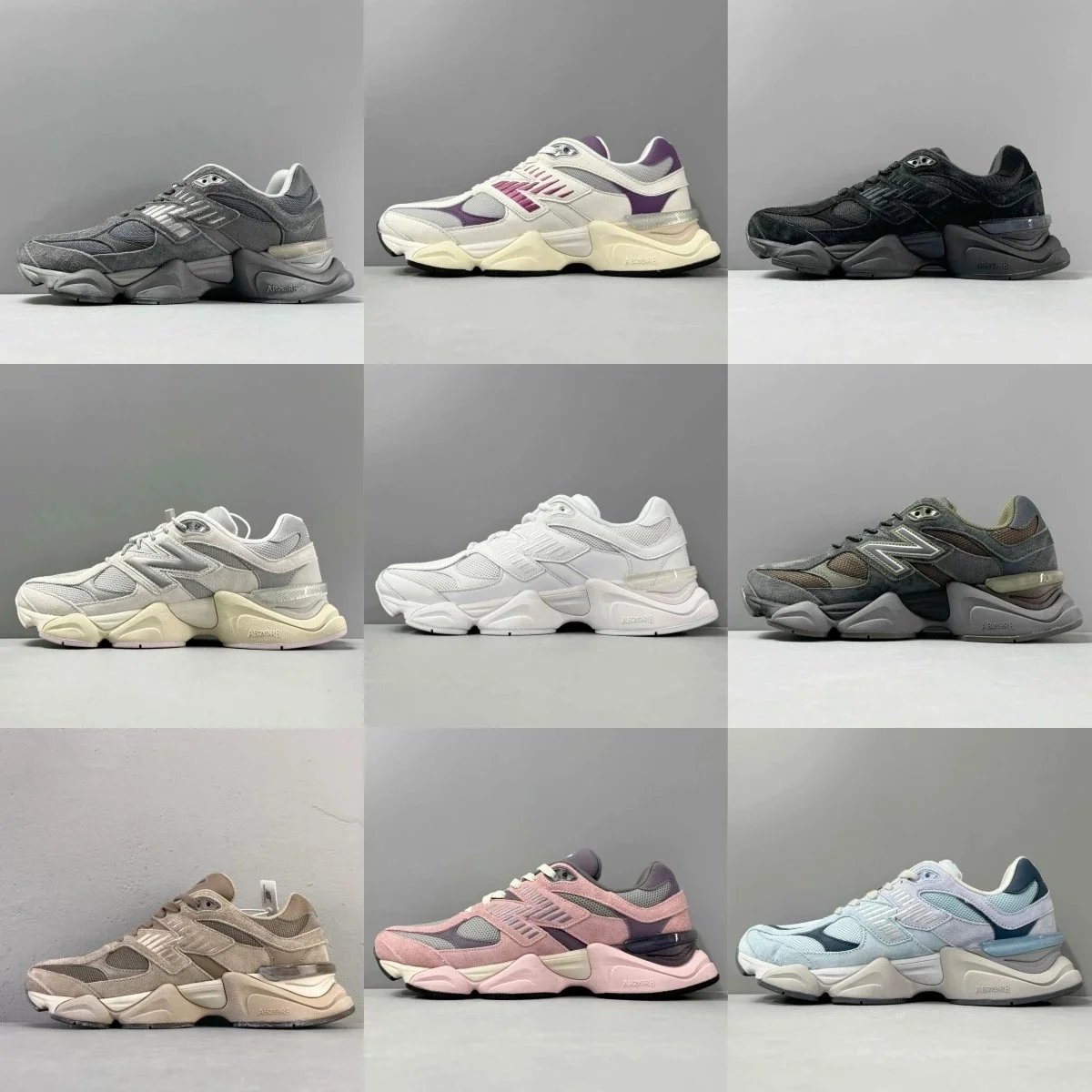 New Balance 9060 Retro Running Shoes for Men and Women