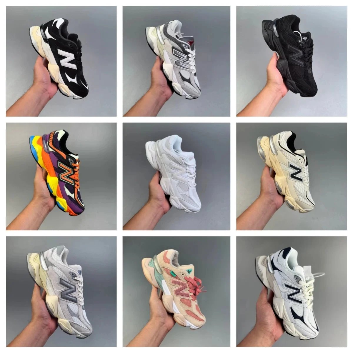 New Balance 9060 Retro Running Shoes for Men and Women